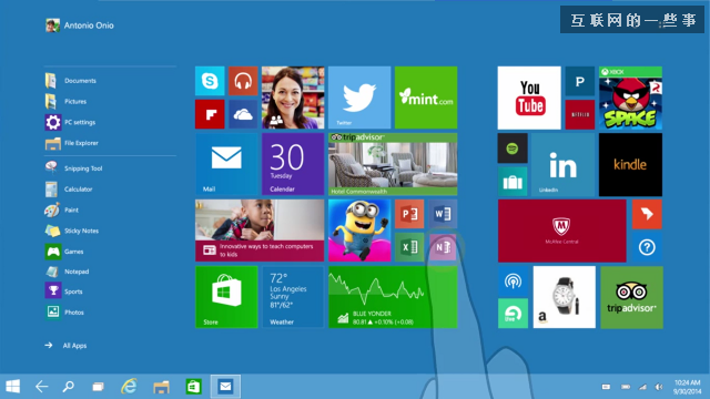 關(guān)于Win 10你必須知道的幾件事：“開(kāi)始”回歸,互聯(lián)網(wǎng)的一些事